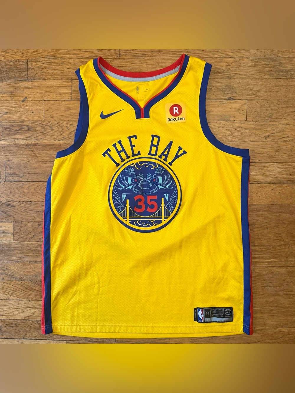 2017-2018 Nike Kevin Durant Golden State Warriors City Edition Jersey